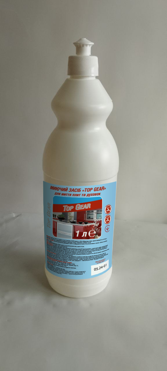 Миючий засіб «TOP GEAR» для миття плит та духовок (1л)